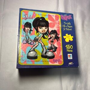 Vintage Bratz Dolls Puzzle Jade Complete 150 Piece By‎ Milton Bradley, RARE